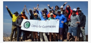 Elbert Climb For Conservation Team - Crowd