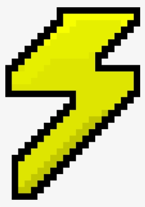 Lightning Bolt - Yoshi Coin Pixel Art