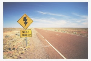 The Lightning Bolt - Kangaroo Road Signs Australia