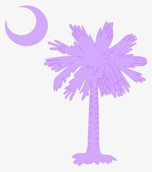 Palmetto Tree And Crescent Moon