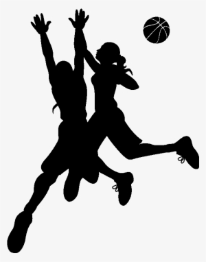 Free Girl Basketball Player Silhouette Png - Streetball