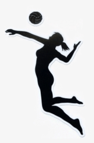 Volleyball Spike Silhouette Png
