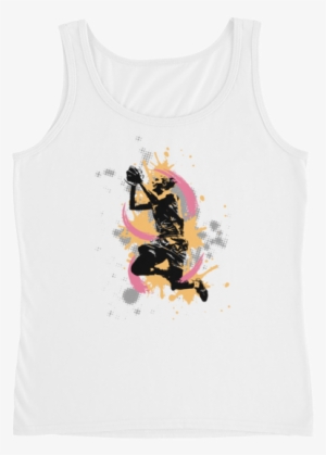 Women Basketballplayer White Tanktop - Active Tank
