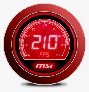 Msi Afterburner Kombustor Foreground - Speedometer