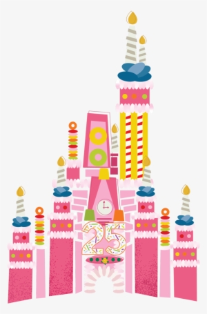 25th Anniversary Cinderella Castle Disney World Illustration - Illustration
