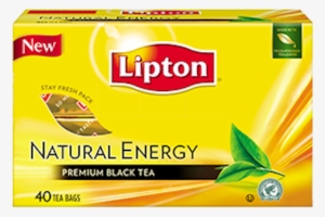 Lipton Natural Energy Premium Black Tea, 40 Count