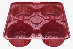 Plastic Cup Holder 4 Cups - Karat Plastic Cup Holder - 4 Cups (8oz - 24oz) - 1,000