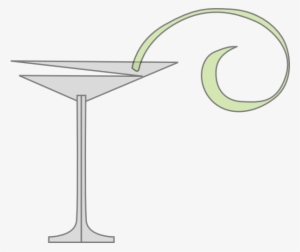 This Free Clipart Png Design Of Martini Grey Green