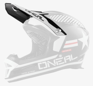 O`neal Spare Visor Fury Rl Helmet Afterburner Black - Oneal Fury Rl Ii Helmet