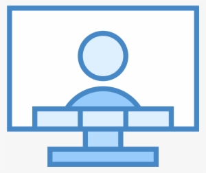 Video Conference Icon - Television