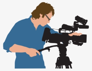 Video Making Clipart - Video Cameraman Clipart