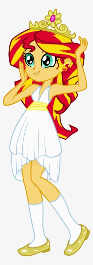 Sunset's First Crown By Millennialdan On Deviantart - Mlp Eg Sunset Shimmer Dresses