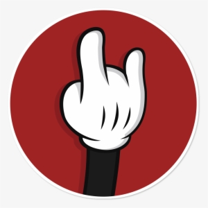 Rock Hand Png - Mickey Mouse Png
