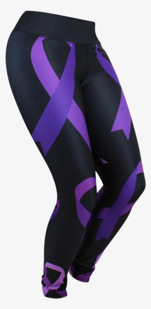 Purple Ribbons Tights - Brick