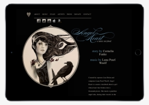 Big De Creative Angel Heart Website - Big De Creative