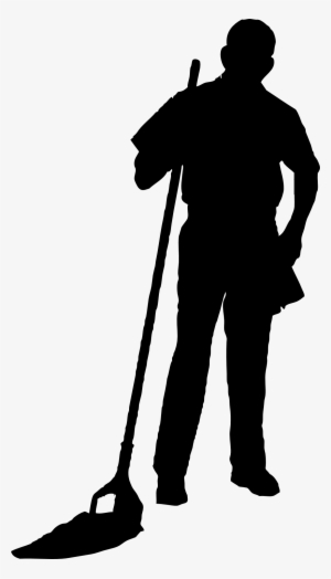 Silhouette Cleaning At Getdrawings - Janitor Silhouette