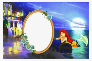 Marco Para Fotos De Los Dibujos La Sirena - Marcos Para Fotos De La Sirenita