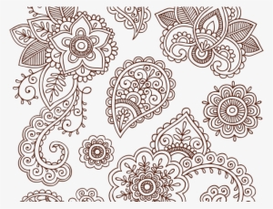 Mehndi Clipart Transparent - Mehndi Vector