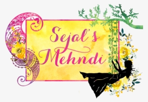 Mehndi Party - Girl On Swing Silhouette