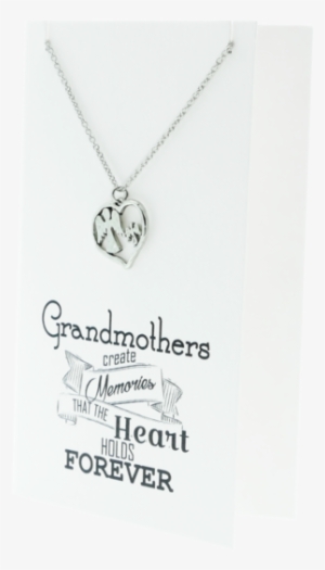 Feena Angel Heart Necklace Gifts For Grandma Quotes - Necklace