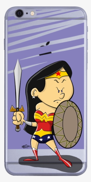 Caricatura Mulher Maravilha Na Internet - Internet