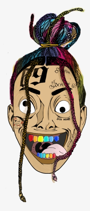 6ix9ine Color 69 Creepy Crazy Savage Gucci Gang Sixnine - 6ix9ine