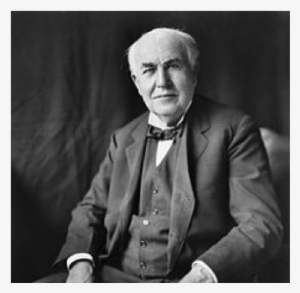 Name Of Inventor - Thomas Alva Edison (famous Portraits): Blank 150 Page