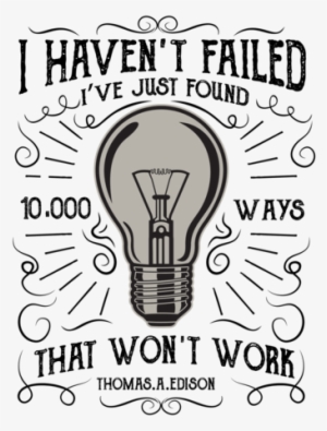 I Havent Failed Ive Only Found 10000 Ways That Wont - 10,000 Ways Thomas Edison Quote Throw Blanket