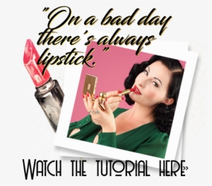 Dita Von Teese Be Inspired By Make-up Tutorials, Dita - Flyer