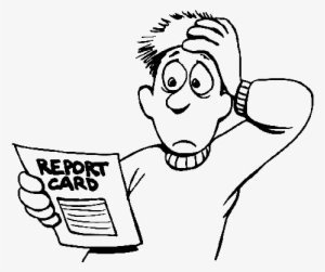 Falling On The Ideological Sword - Report Card Clipart