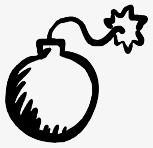 Png File Svg - Bomb Icon Hand Drawn