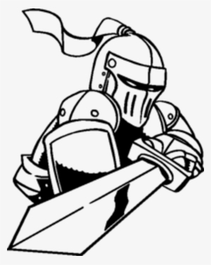 Knight With A Sword Drawing