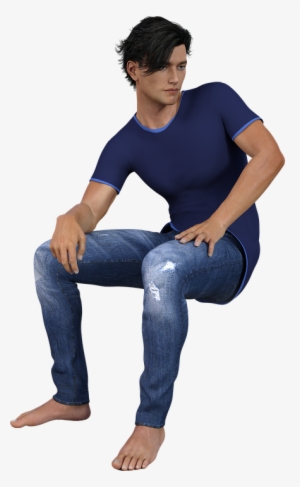 Https - //pixabay - - Homem Sentado Png