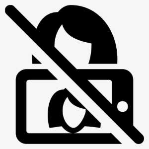 No Selfie Icon - Icon Selfie