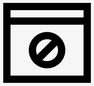 No Access Icon - No Shows Icon