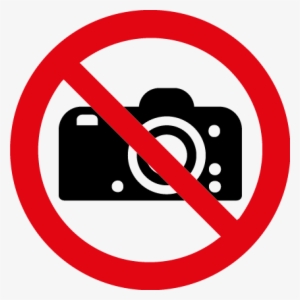 No Cameras Symbol - Prohibition Signs