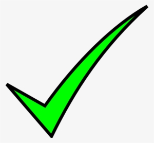 Green Check Mark Png - Right Clipart