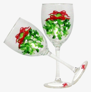 Mistletoe Love Wine Set/2 - Wine