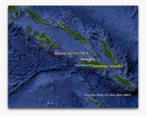 Google Earth Kavachi Volcano - Kavachi