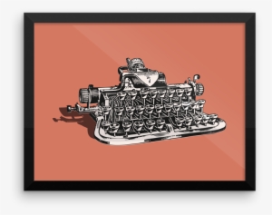 Typewriter Poster - Steamboat