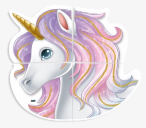 Painel Decorativo Especial Unicórnio C/ 4 Lâminas - Prato Unicornio