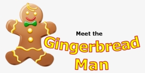 Meet The Gingerbread Man - Gingerbread Clip Art