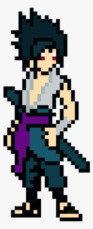 Sasuke - Sasuke Pixel Art Minecraft