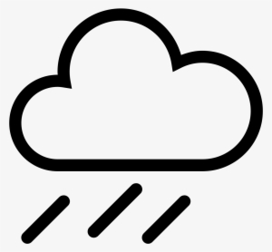 Its An Icon For A Raincloud - Icon Rain