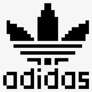 Adidas Logo - Pixel Art Logo Adidas