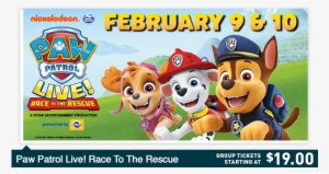 Psegroups Vets Header Paw - Mullins Center Paw Patrol Live Seating Chart