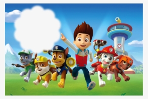 Paw Patrol Frame - Marco Para Fotos De La Patrulla Canina