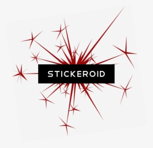 Red Sparkles Fireworks - Graphic Design