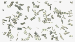 Falling Money Transparent Image - Dollar