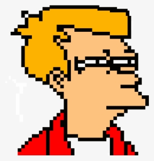 Fry Futurama Not Sure If Meme - Pixel Art De Futurama